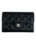 CHANEL（シャネル）の古着「ミディアムフラップウォレット」｜ブラック