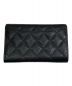 CHANEL (シャネル) ミディアムフラップウォレット ブラック サイズ:ミディアム 未使用品：128000円