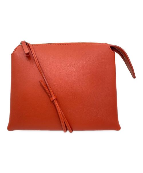 THE ROW（ザ ロウ）THE ROW (ザ ロウ) Nu Mini Twin Smooth Crossbody Bag PERSIMMON(オレンジレッド)の古着・服飾アイテム