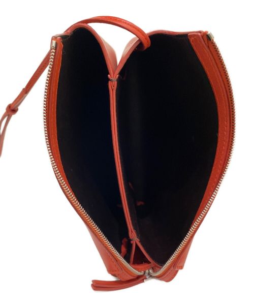 THE ROW（ザ ロウ）THE ROW (ザ ロウ) Nu Mini Twin Smooth Crossbody Bag PERSIMMON(オレンジレッド)の古着・服飾アイテム