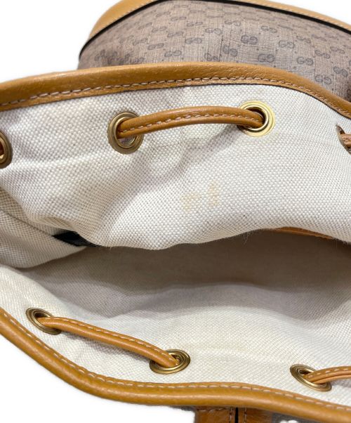 GUCCI（グッチ）GUCCI (グッチ) バケットショルダーバッグ ブラウンの古着・服飾アイテム