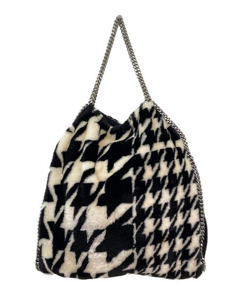 STELLA McCARTNEY（ステラマッカートニー）STELLA McCARTNEY (ステラマッカートニー) ファラベラエコファーバッグ ホワイト×ブラック サイズ:マキシの古着・服飾アイテム