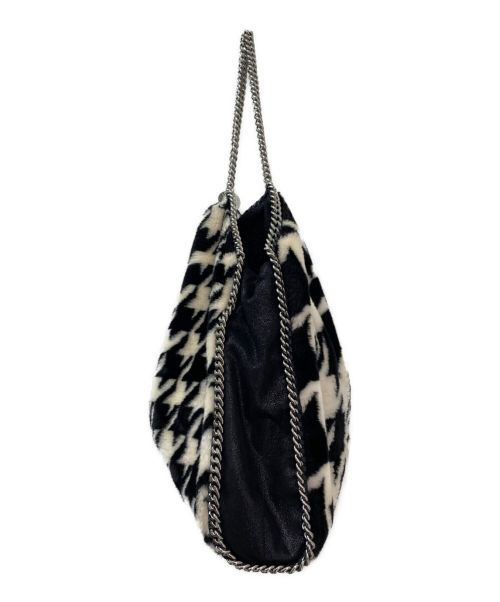 STELLA McCARTNEY（ステラマッカートニー）STELLA McCARTNEY (ステラマッカートニー) ファラベラエコファーバッグ ホワイト×ブラック サイズ:マキシの古着・服飾アイテム