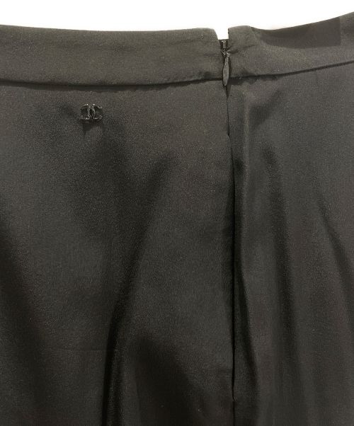 CHANEL（シャネル）CHANEL (シャネル) シルクパンツ ブラック サイズ:38の古着・服飾アイテム