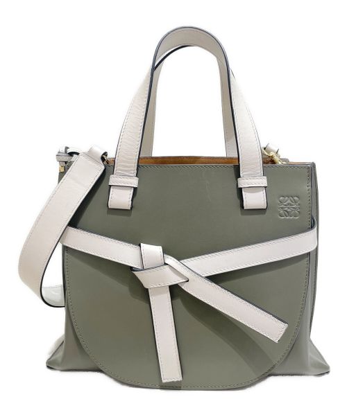 LOEWE（ロエベ）LOEWE (ロエベ) ゲートトップハンドル バッグ オリーブの古着・服飾アイテム