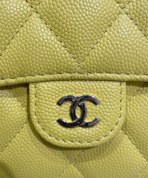 CHANEL（シャネル）CHANEL (シャネル) マトラッセコンパクトウォレット イエローの古着・服飾アイテム