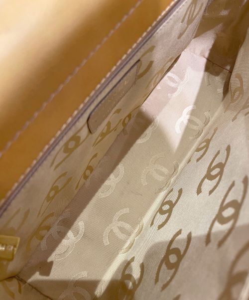 CHANEL（シャネル）CHANEL (シャネル) チェーンバッグ イエローの古着・服飾アイテム