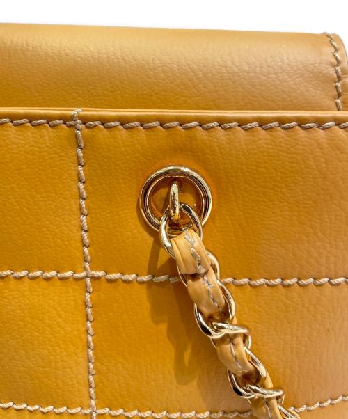 CHANEL（シャネル）CHANEL (シャネル) チェーンバッグ イエローの古着・服飾アイテム