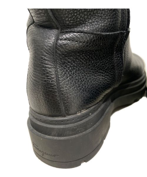 Salvatore Ferragamo（サルヴァトーレ フェラガモ）Salvatore Ferragamo (サルヴァトーレ フェラガモ) Stivale Ryder /ロングブーツ ブラック サイズ:8の古着・服飾アイテム