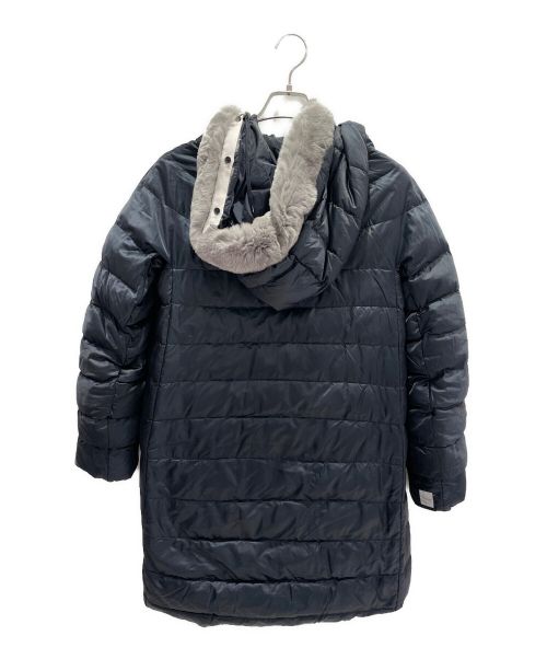 MaxMara THE CUBE（マックスマーラ ザ キューブ）MaxMara THE CUBE (マックスマーラ ザ キューブ) フード付きダウンコート ネイビー サイズ:40の古着・服飾アイテム