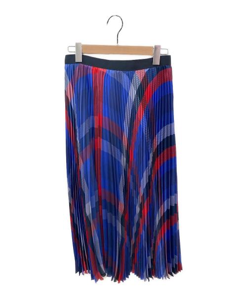 sacai（サカイ）sacai (サカイ) Plaid Skirt ブルー×レッド サイズ:2の古着・服飾アイテム