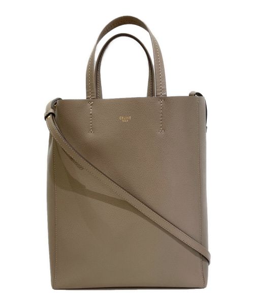 CELINE（セリーヌ）CELINE (セリーヌ) バーティカルカバスモール トープの古着・服飾アイテム