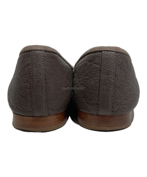 CHANEL（シャネル）CHANEL (シャネル) ココマークフラットパンプス ブラウン サイズ:35の古着・服飾アイテム