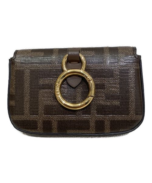 FENDI（フェンディ）FENDI (フェンディ) ナノバケットチャーム ブラウンの古着・服飾アイテム