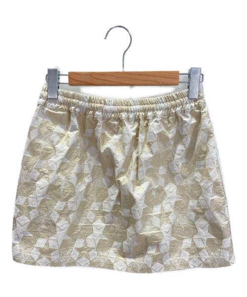Christian Dior（クリスチャン ディオール）Christian Dior (クリスチャン ディオール) スタープリントミニスカート アイボリー サイズ:34の古着・服飾アイテム