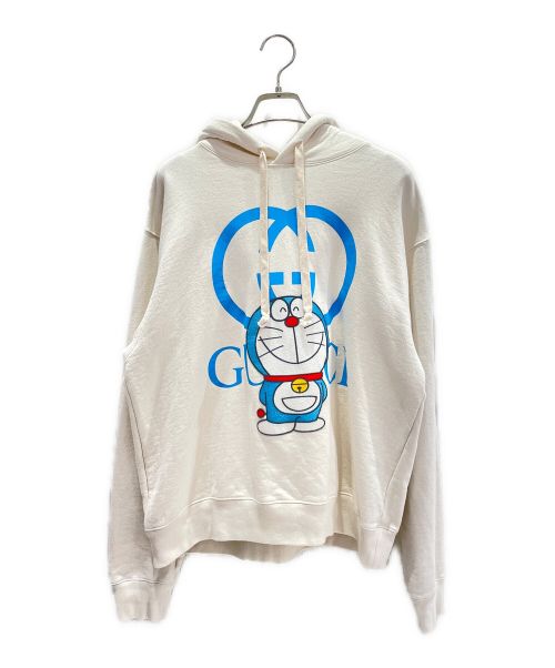 GUCCI（グッチ）GUCCI (グッチ) ドラえもん コットンスウェットパーカー アイボリー サイズ:XSの古着・服飾アイテム