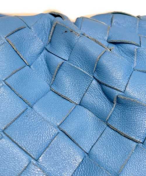 BOTTEGA VENETA（ボッテガベネタ）BOTTEGA VENETA (ボッテガベネタ) ミニザポーチ ブルーの古着・服飾アイテム