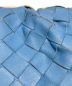 中古・古着 BOTTEGA VENETA (ボッテガベネタ) ミニザポーチ ブルー：89800円