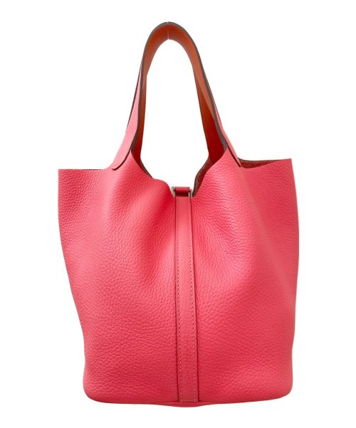 HERMES（エルメス）HERMES (エルメス) ピコタンロックエクラMM ピンク系×オレンジ サイズ:MMの古着・服飾アイテム