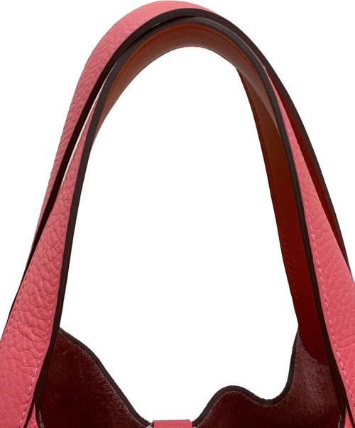 HERMES（エルメス）HERMES (エルメス) ピコタンロックエクラMM ピンク系×オレンジ サイズ:MMの古着・服飾アイテム