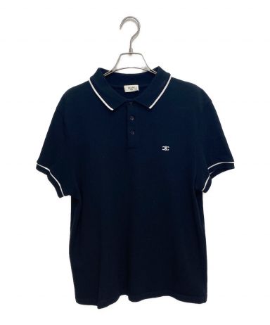 中古・古着通販】CELINE (セリーヌ) トリオンフ ポロシャツ ブラック