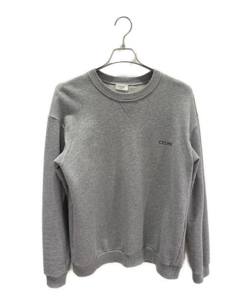 CELINE（セリーヌ）CELINE (セリーヌ) ルーズスウェット グレー サイズ:Sの古着・服飾アイテム