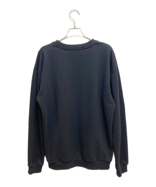 CELINE（セリーヌ）CELINE (セリーヌ) ラインツトーンロゴルーズスウェット ブラック サイズ:Sの古着・服飾アイテム