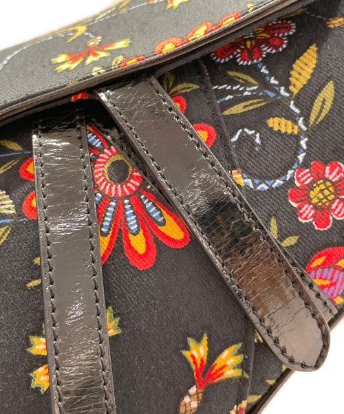 Christian Dior（クリスチャン ディオール）Christian Dior (クリスチャン ディオール) サドルバッグ ネイビーの古着・服飾アイテム