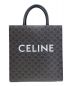 CELINE（セリーヌ）の古着「ミディアムバーティカルカバ」｜ブラック×ブラウン