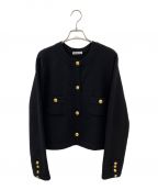 EVERYDAY I LIKE.エヴリデイ アイ ライク）の古着「Cashmere ブレザー」｜ブラック