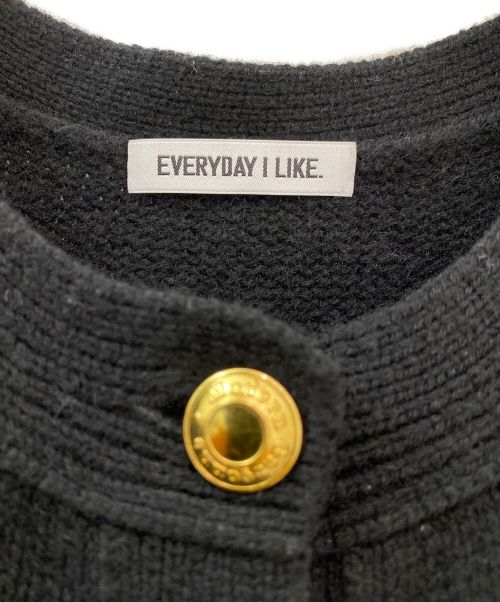 EVERYDAY I LIKE.（エヴリデイ アイ ライク）EVERYDAY I LIKE. (エヴリデイ アイ ライク) Cashmere ブレザー ブラック サイズ:‐の古着・服飾アイテム