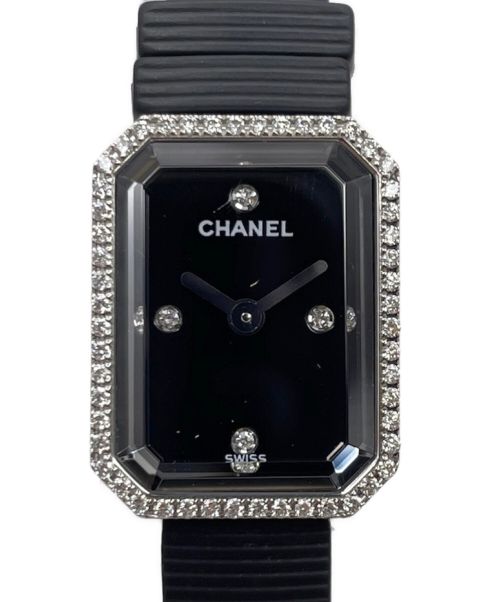 CHANEL（シャネル）CHANEL (シャネル) プルミエール ベゼルダイヤ Ref.H2434 19.7×15.0mm サイズ:19.5mm×15.0mmの古着・服飾アイテム