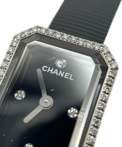 CHANEL（シャネル）CHANEL (シャネル) プルミエール ベゼルダイヤ Ref.H2434 19.7×15.0mm サイズ:19.5mm×15.0mmの古着・服飾アイテム