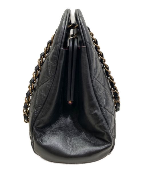 CHANEL（シャネル）CHANEL (シャネル) マドモアゼル ボーリングバッグ ブラックの古着・服飾アイテム