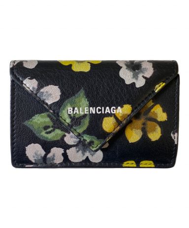 BALENCIAGA 小さめウォレット 中古 中古・古着通販】BALENCIAGA (バレンシアガ) ミニウォレット ブラック