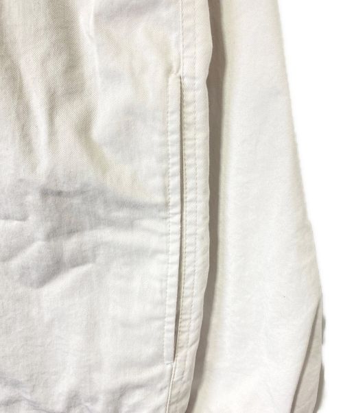 BALENCIAGA（バレンシアガ）BALENCIAGA (バレンシアガ) オーバーサイズダブルフェイス長袖シャツ ライトグレー サイズ:44 未使用品の古着・服飾アイテム