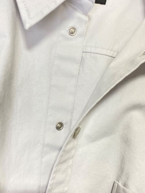 BALENCIAGA（バレンシアガ）BALENCIAGA (バレンシアガ) オーバーサイズダブルフェイス長袖シャツ ライトグレー サイズ:44 未使用品の古着・服飾アイテム