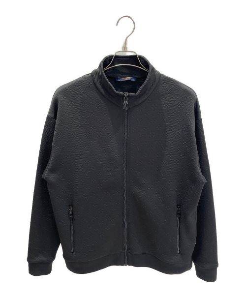 LOUIS VUITTON（ルイ ヴィトン）LOUIS VUITTON (ルイ ヴィトン) モノグラムジップアップジャケット ブラック サイズ:Mの古着・服飾アイテム