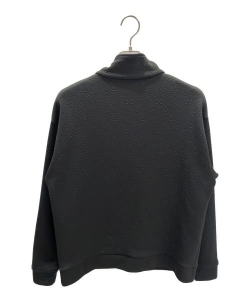LOUIS VUITTON（ルイ ヴィトン）LOUIS VUITTON (ルイ ヴィトン) モノグラムジップアップジャケット ブラック サイズ:Mの古着・服飾アイテム