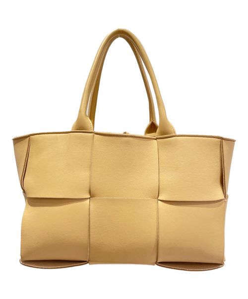 BOTTEGA VENETA（ボッテガベネタ）BOTTEGA VENETA (ボッテガベネタ) スモール アルコ トートバッグ アーモンドベージュ サイズ:スモールの古着・服飾アイテム