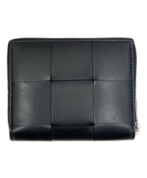 BOTTEGA VENETA（ボッテガベネタ）BOTTEGA VENETA (ボッテガベネタ) カセット ジップアラウンドウォレット ブラックの古着・服飾アイテム