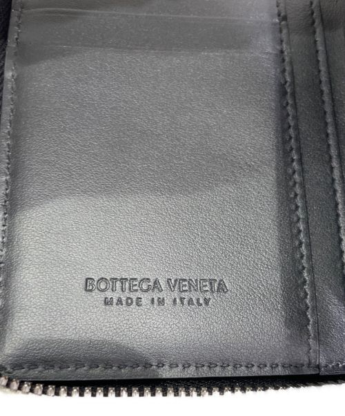 BOTTEGA VENETA（ボッテガベネタ）BOTTEGA VENETA (ボッテガベネタ) カセット ジップアラウンドウォレット ブラックの古着・服飾アイテム