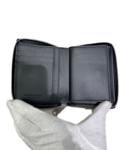 BOTTEGA VENETA（ボッテガベネタ）BOTTEGA VENETA (ボッテガベネタ) カセット ジップアラウンドウォレット ブラックの古着・服飾アイテム