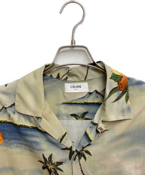 CELINE（セリーヌ）CELINE (セリーヌ) アロハシャツ グレー サイズ:37の古着・服飾アイテム