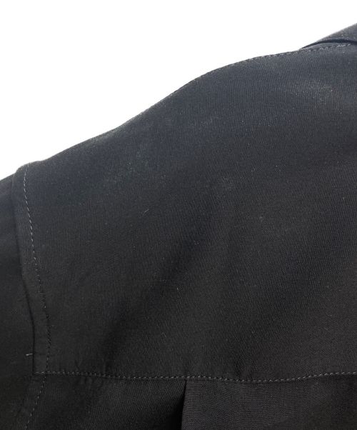 CELINE（セリーヌ）CELINE (セリーヌ) 23SS エンブロイダリー ハワイアンシャツ ブラック サイズ:37の古着・服飾アイテム