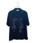 CELINE（セリーヌ）の古着「23SS エンブロイダリー ハワイアンシャツ」｜ブラック