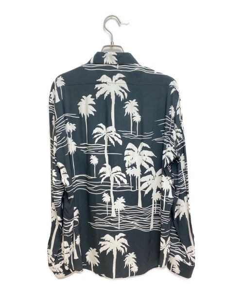 CELINE（セリーヌ）CELINE (セリーヌ) ドラッグストアカラーパームツリープリントクラシックシャツ ブラック サイズ:40の古着・服飾アイテム