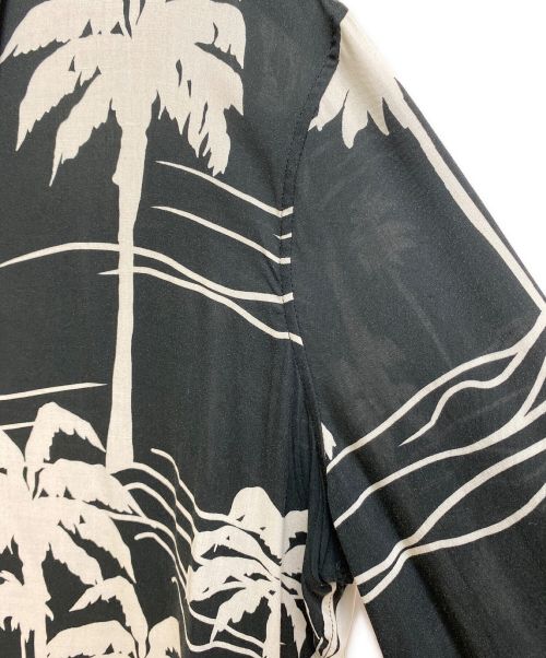 CELINE（セリーヌ）CELINE (セリーヌ) ドラッグストアカラーパームツリープリントクラシックシャツ ブラック サイズ:40の古着・服飾アイテム