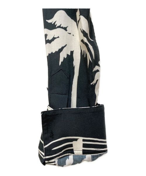 CELINE（セリーヌ）CELINE (セリーヌ) ドラッグストアカラーパームツリープリントクラシックシャツ ブラック サイズ:40の古着・服飾アイテム