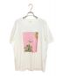 CELINE（セリーヌ）の古着「AVE 57 SKY ルーズTシャツ / コットンジャージー - オフホワイト / ピンク / ヴェール -  - 3 | CELINE AVE 57 SKY ルーズTシャツ」｜ホワイト